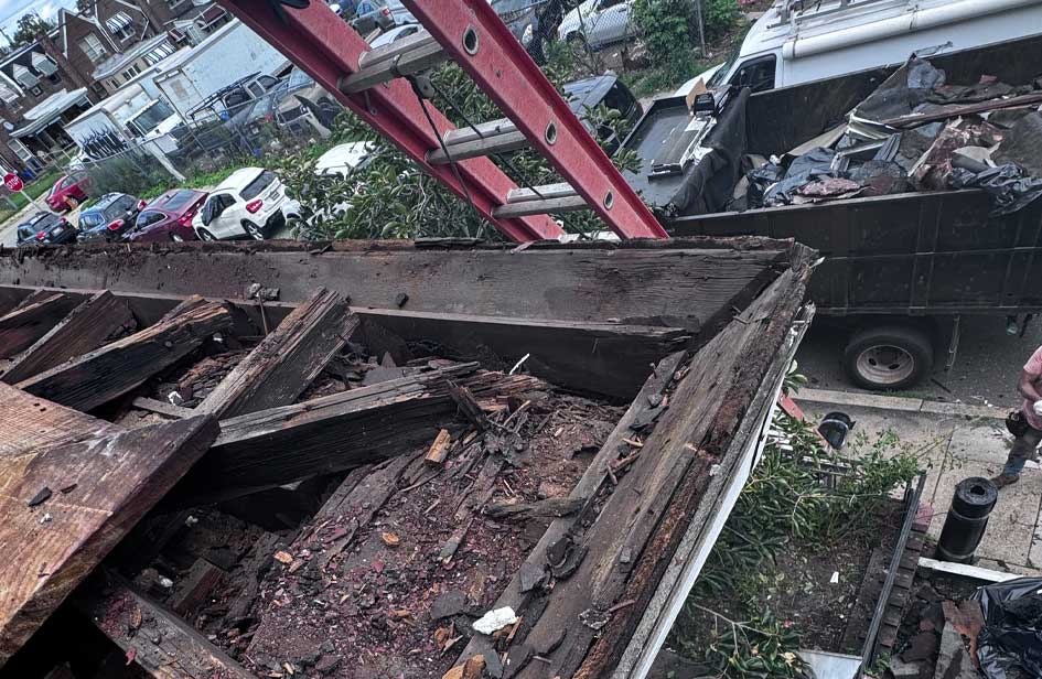 Major Flat Roof Replacement and Porch Rebuild in Grays Ferry, Philadelphia project photo 15