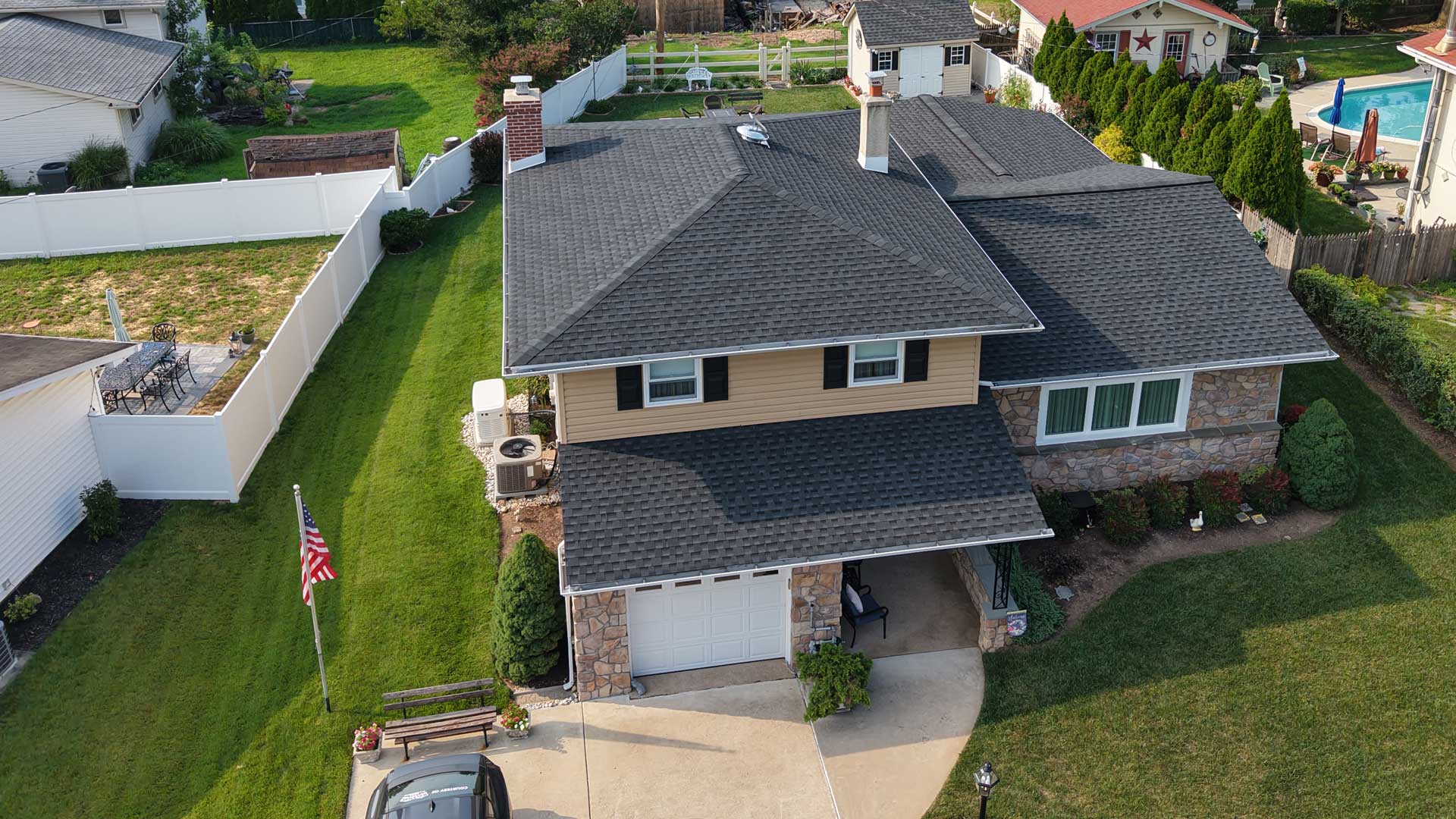 Complete GAF Roof Replacement in King of Prussia, PA